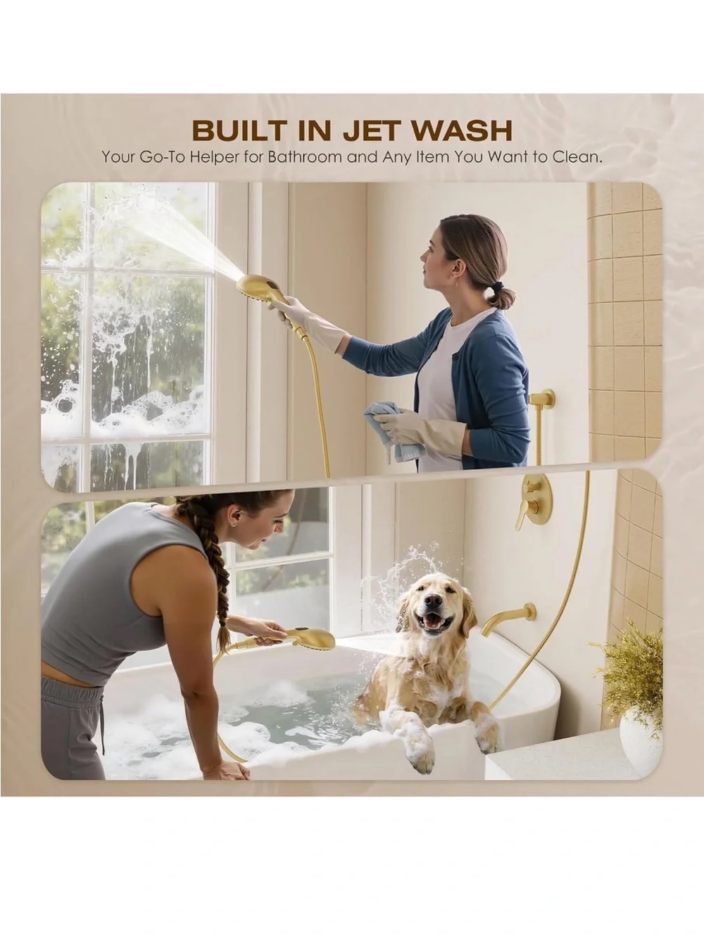 Shower faucet set